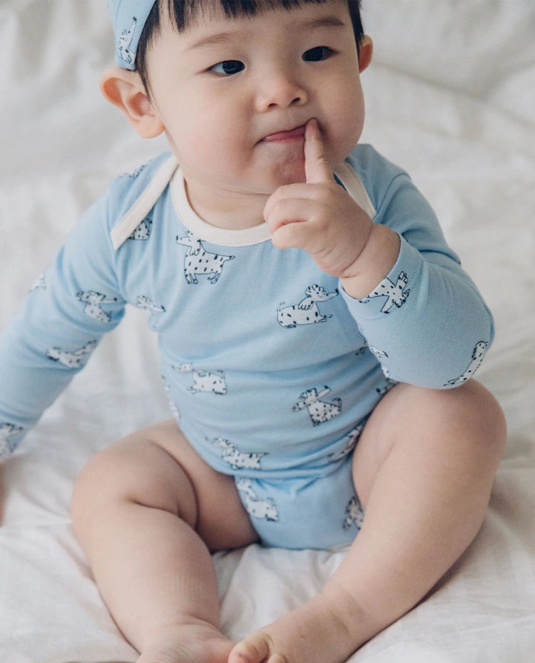 [Baby] ふんわりやわらか ベビー テンセル ボディスーツ