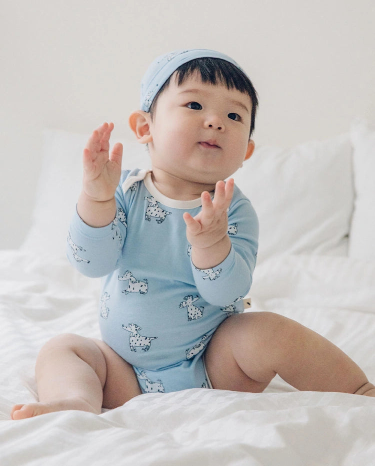 [Baby] ふんわりやわらか ベビー テンセル ボディスーツ