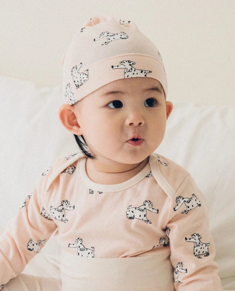 [Baby] ふんわりやわらか ベビー テンセル ノット帽子