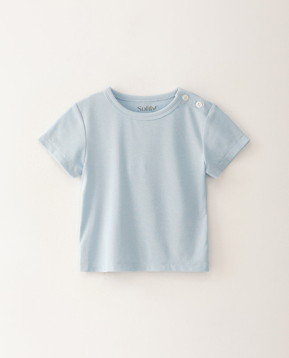 [Baby] ソフトリープレミアムテンセルリブTシャツ