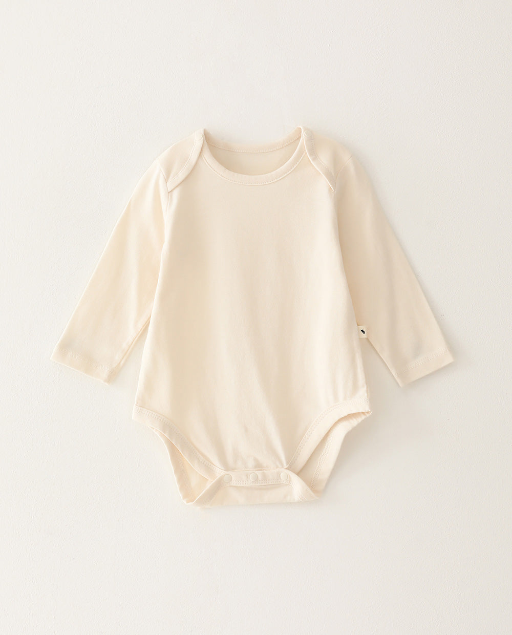 [Baby] やわらかモダール 長袖ボディスーツ