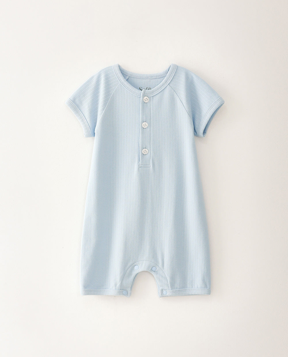 [Baby] ソフトリー プレミアム バンブーメッシュ 半袖ロンパース