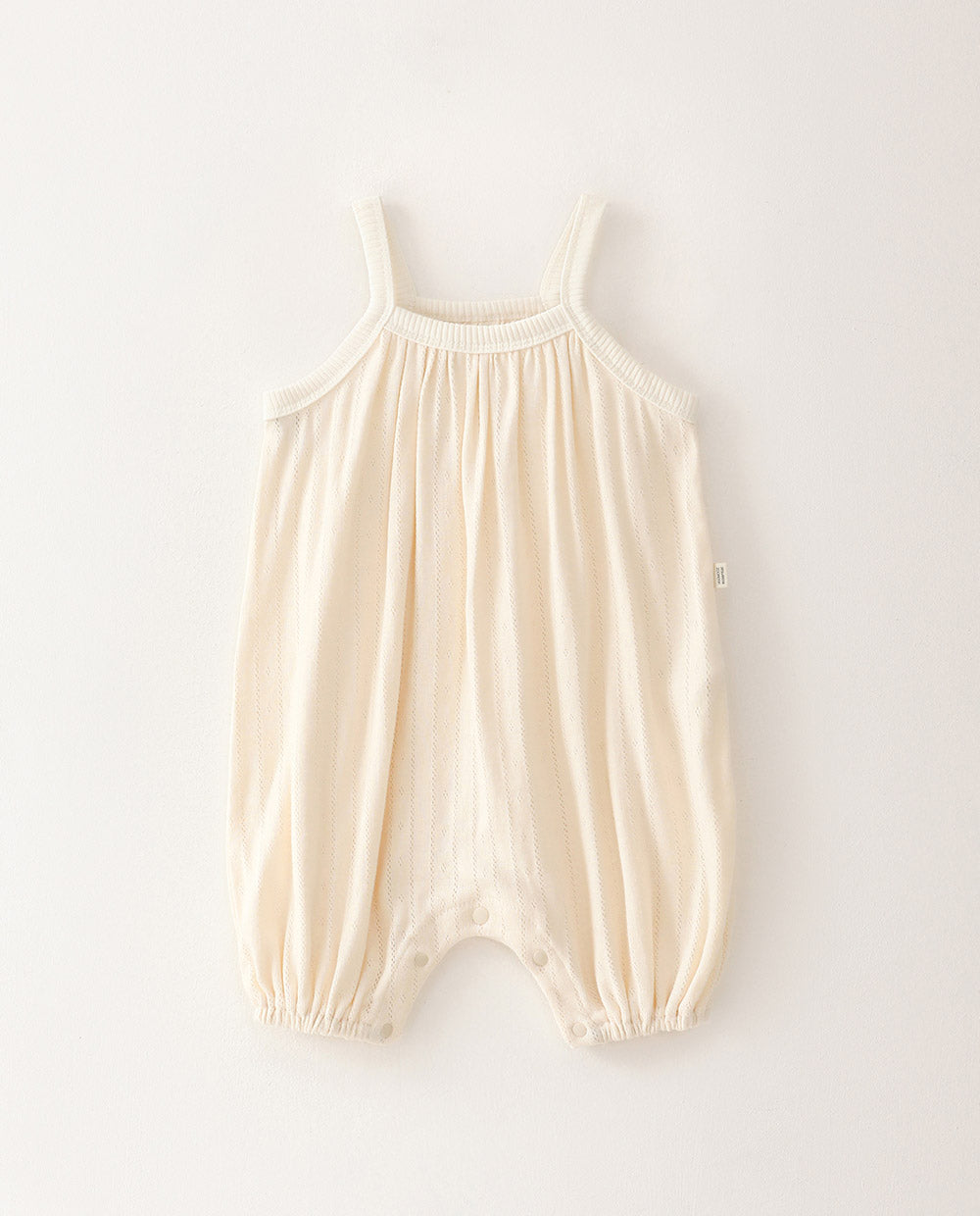 [Baby] コットン アイレット キャミソール ロンパース