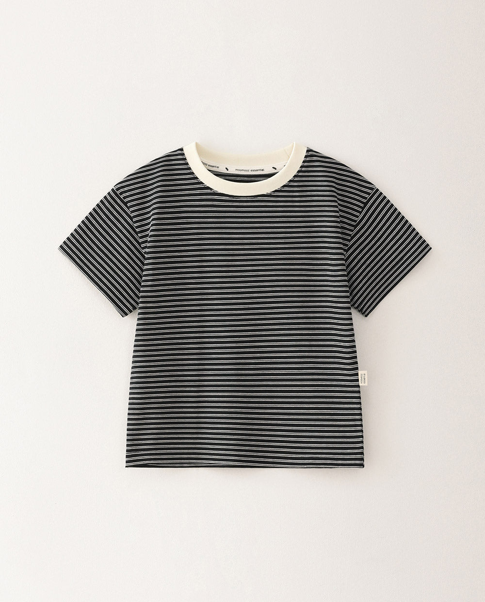 [Kids] ダブルラインボーダー レギュラーフィットTシャツ