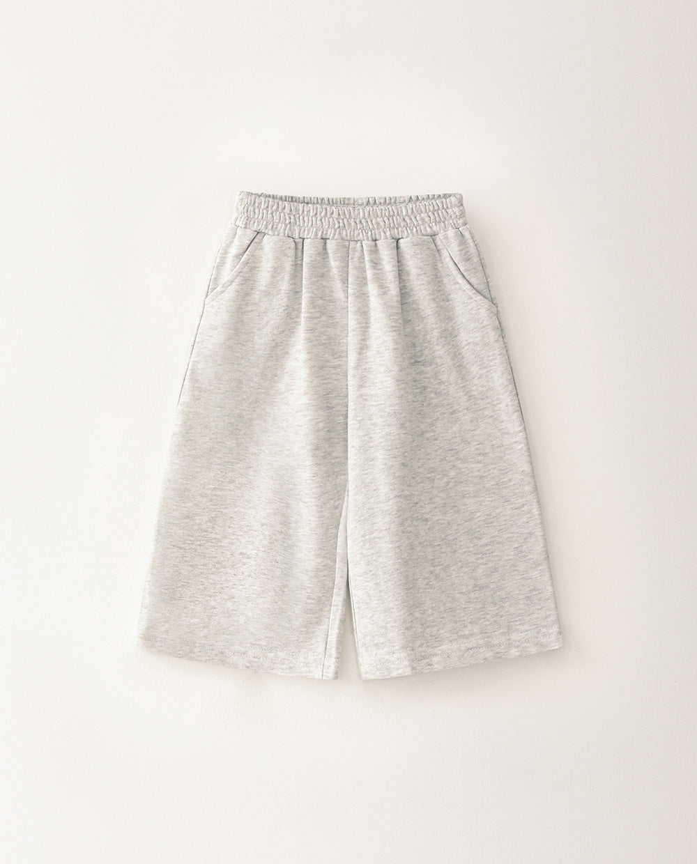 [Kids] ソフトコットンワイド8分丈パンツ