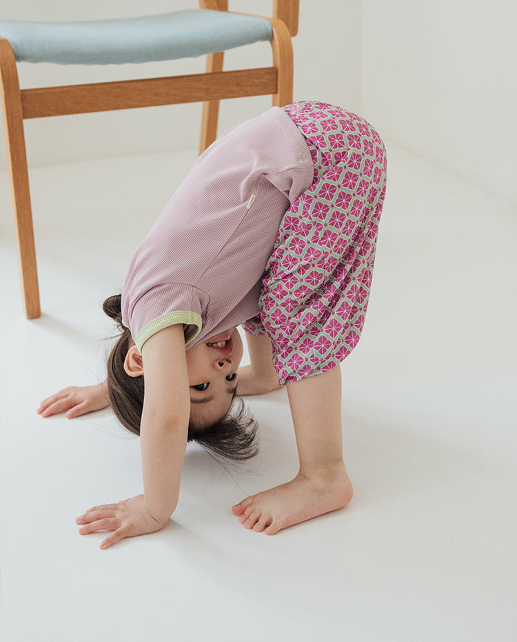 [Kids] 半袖バルーン セットアップ