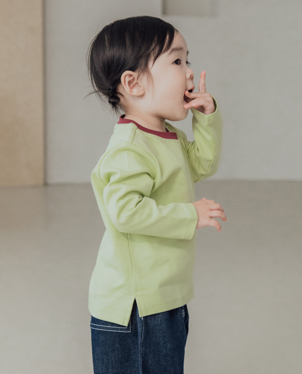 [Kids] (1&1) オーガニックコットン レギュラーフィットTシャツ