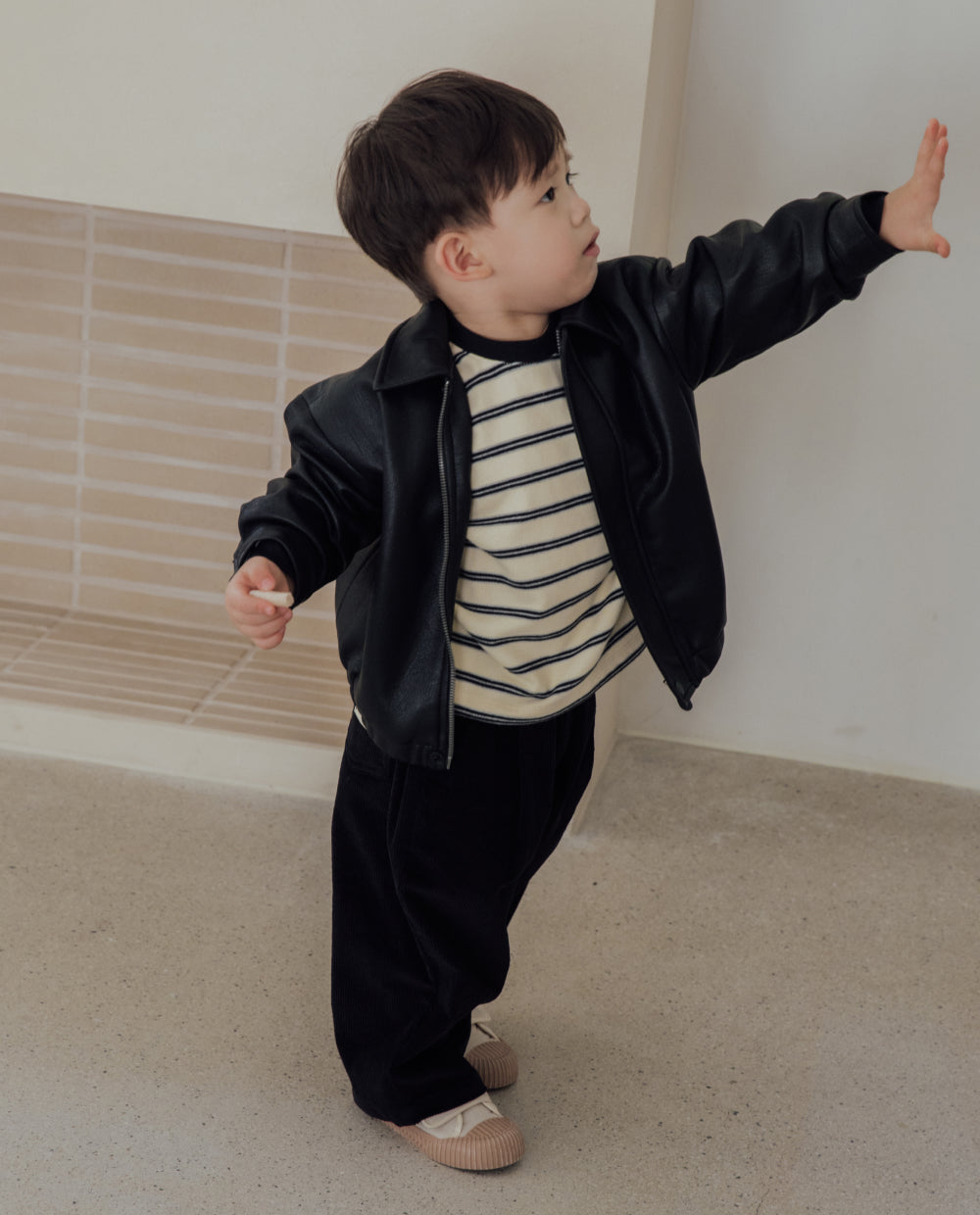 [Kids] ライトコーデュロイワイドパンツ