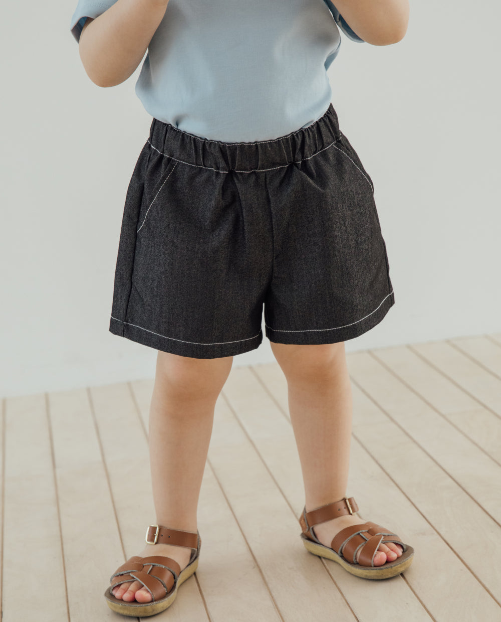[Kids] ライトデニム ショートパンツ