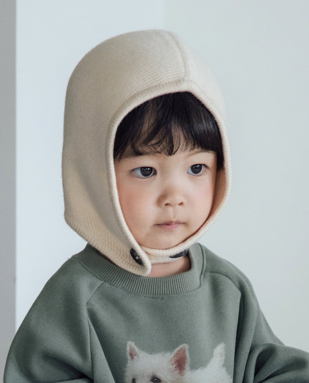 [Kids] ふんわりなめらか ニットボンネット