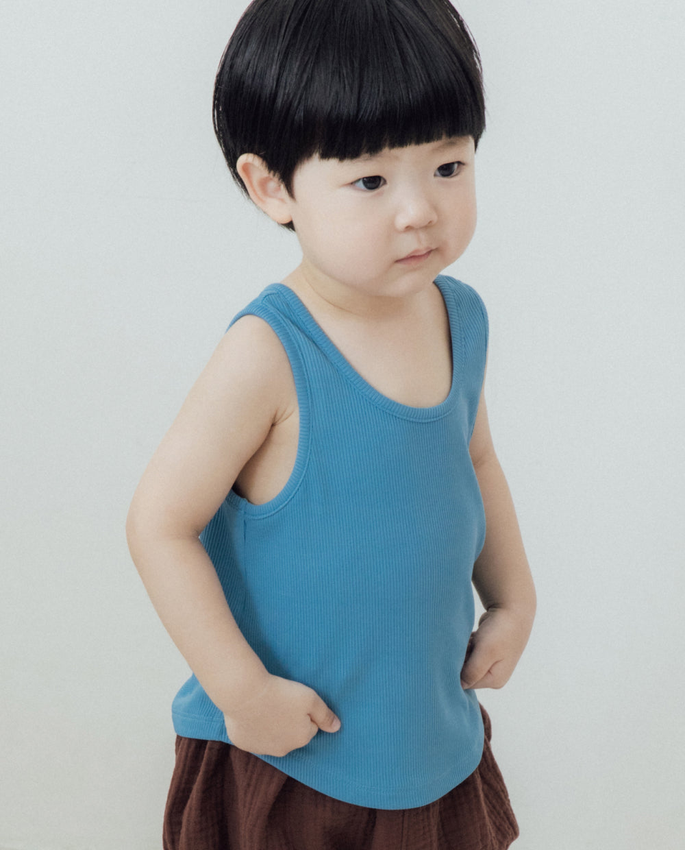 [Kids] ライトリブ ノースリーブ Tシャツ
