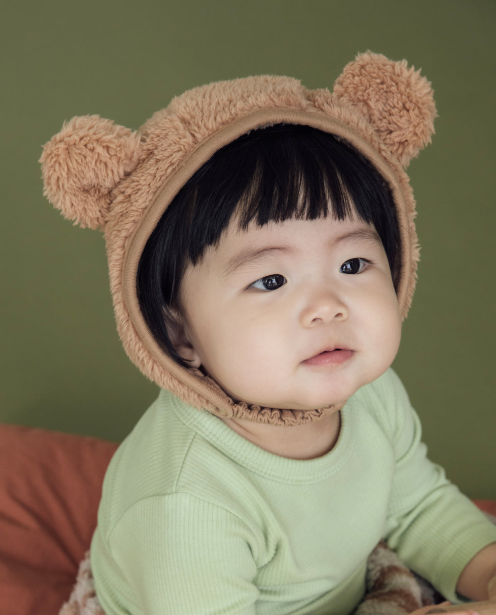[Baby] ボアフリース くま耳ボンネット