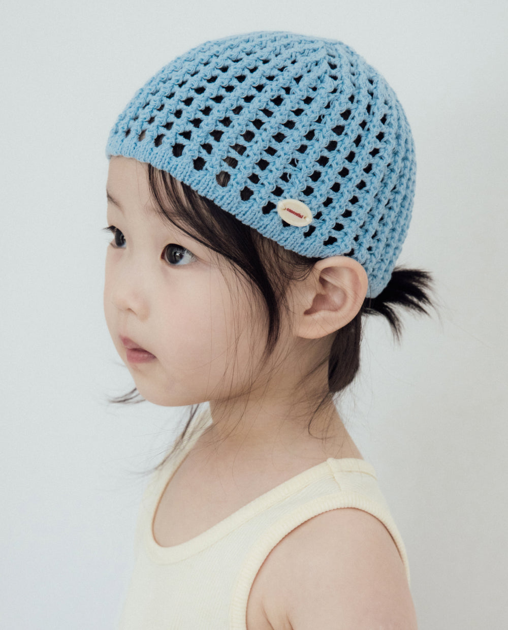 [Kids] ネット編み ビーニー