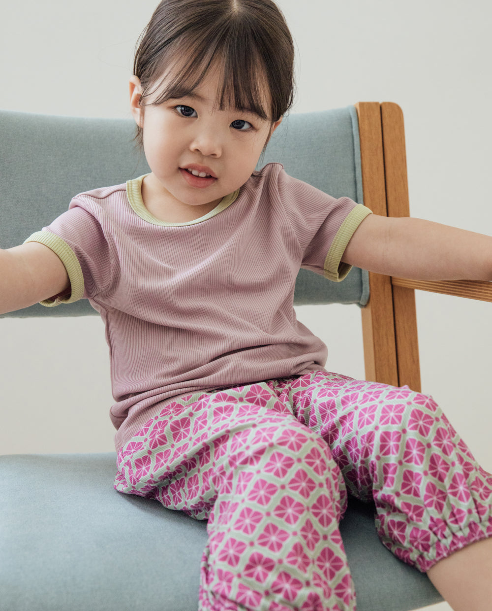 [Kids] 半袖バルーン セットアップ