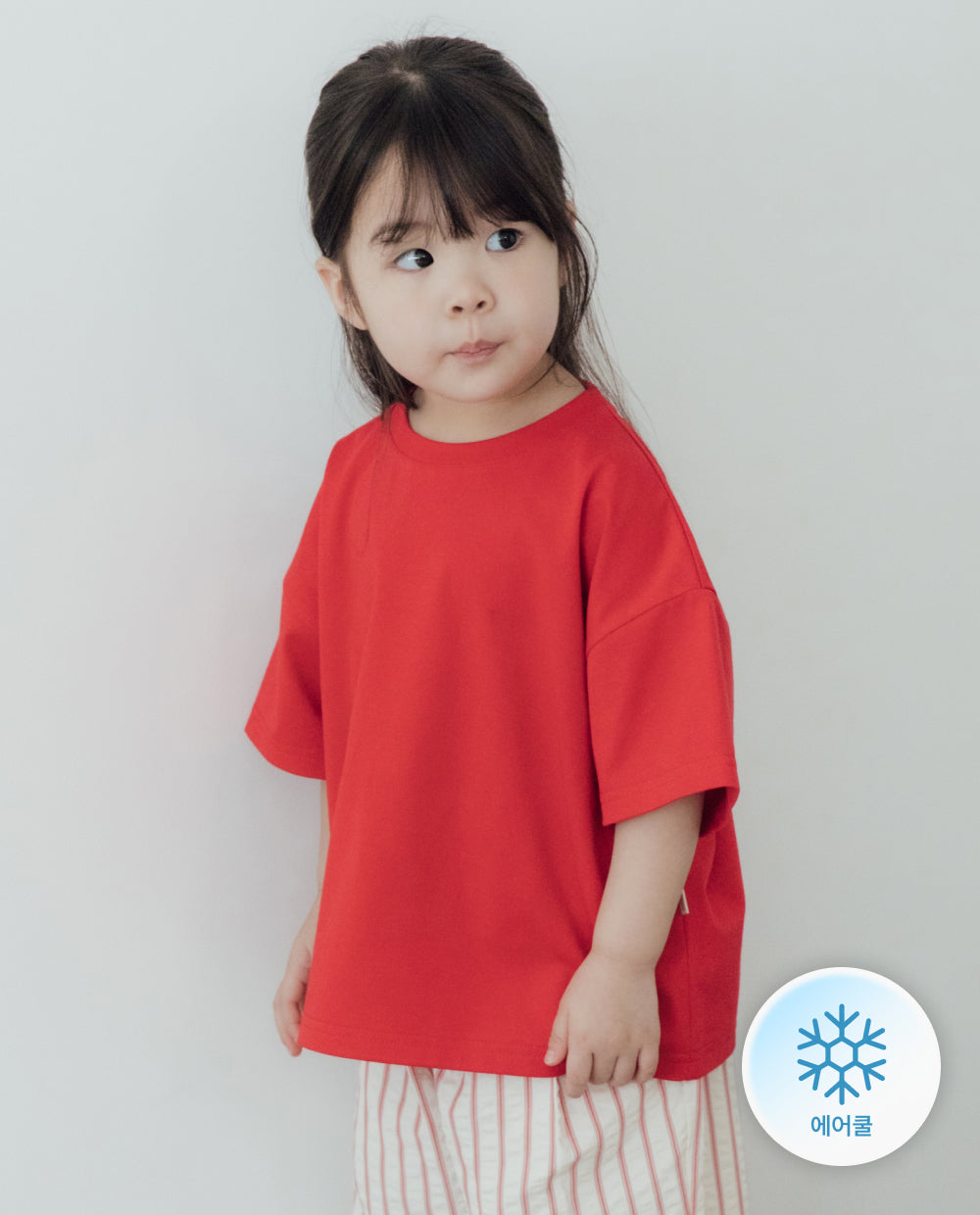 [Kids] エアクールオーバーフィット半袖Tシャツ