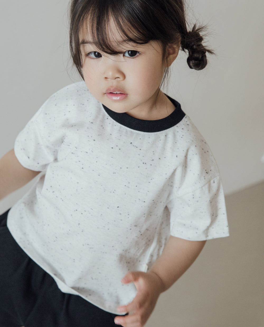 [Kids] オレオ カラー配色 レギュラーフィット 半袖 Tシャツ