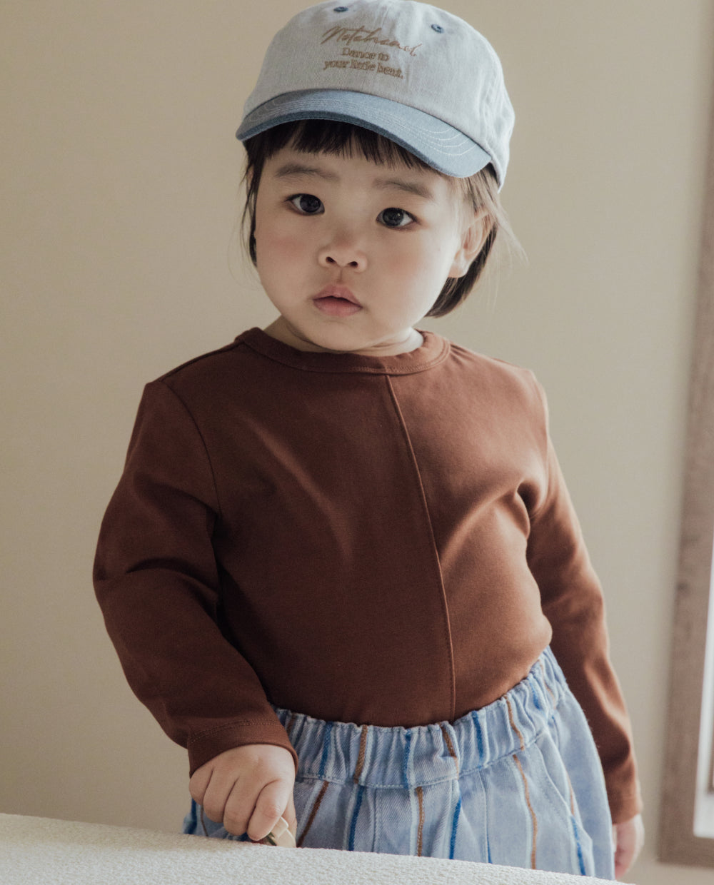 [Kids] もちもちストレッチコットンTシャツ