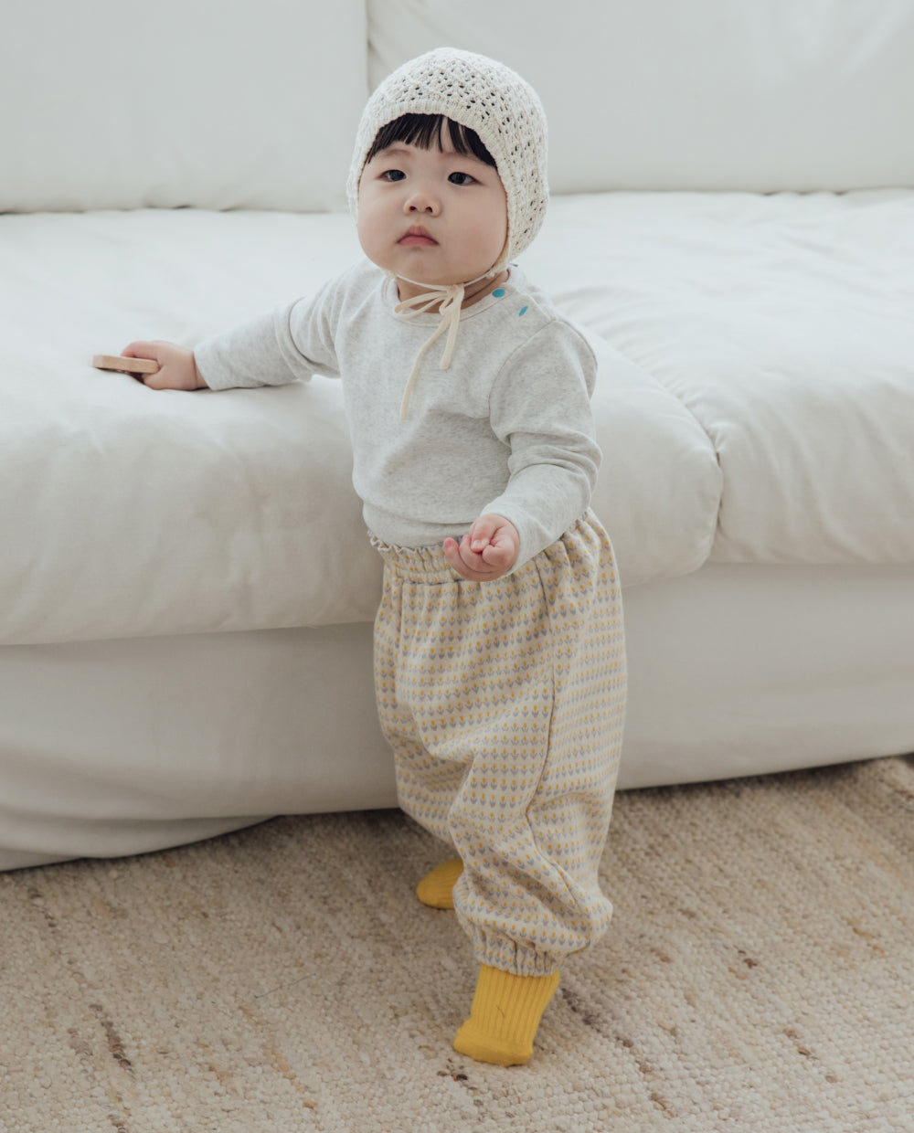 [Baby] ジャガードニットバルーンパンツ