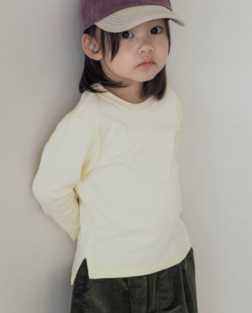 [Kids] (1&1) オーガニックコットン レギュラーフィットTシャツ