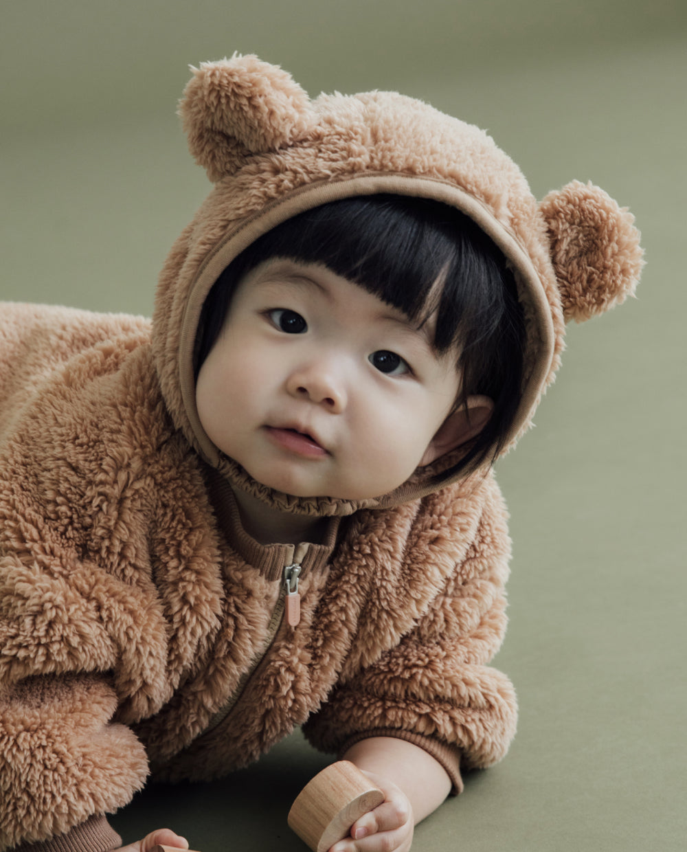 [Baby] ボアフリース くま耳ボンネット