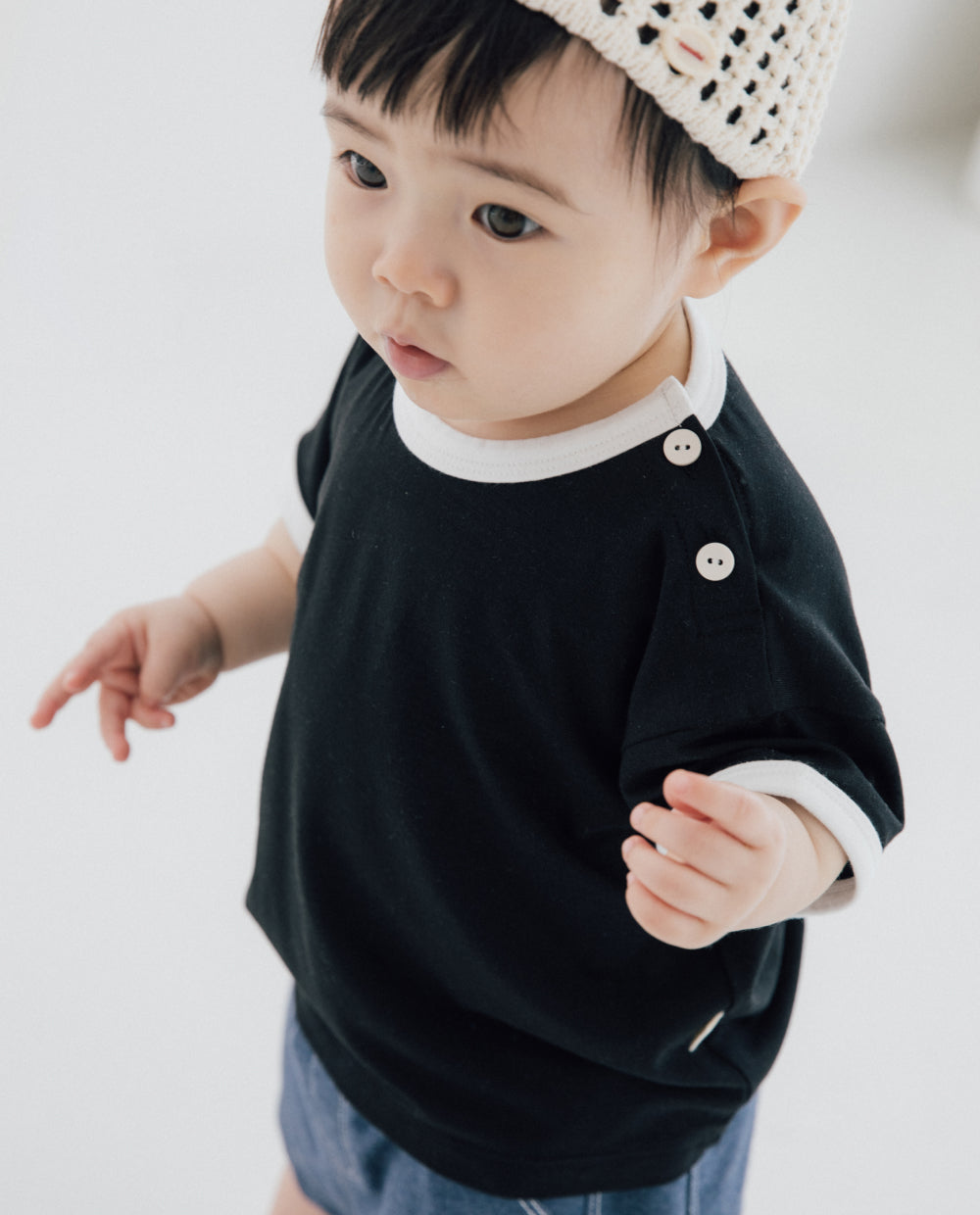 [Baby] ソフトココナッツモダール 半袖Tシャツ