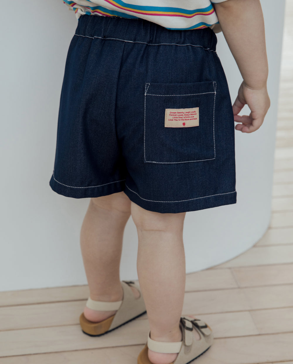 [Kids] ライトデニム ショートパンツ