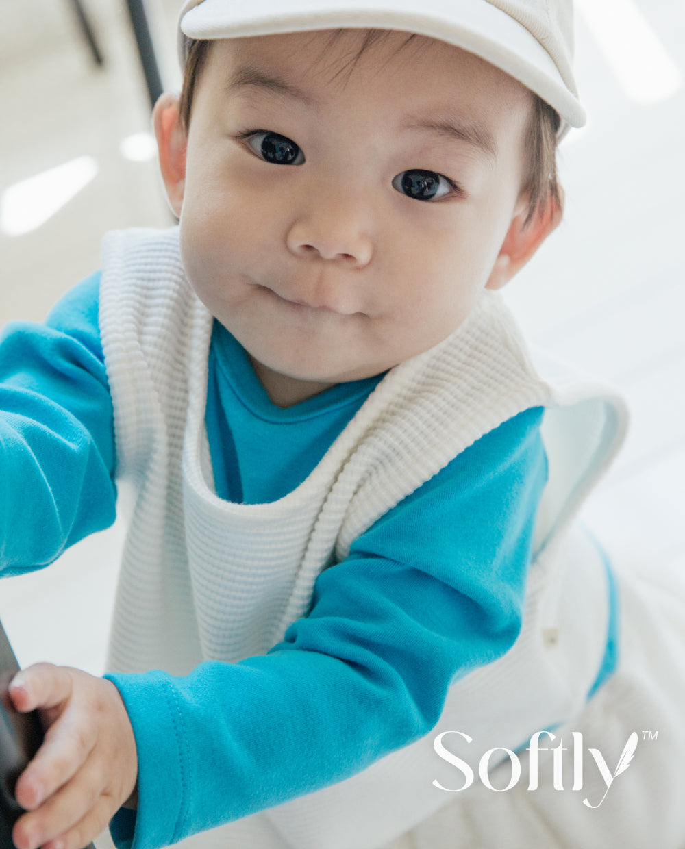 [Baby] ソフトリーふんわりもちもちTシャツ