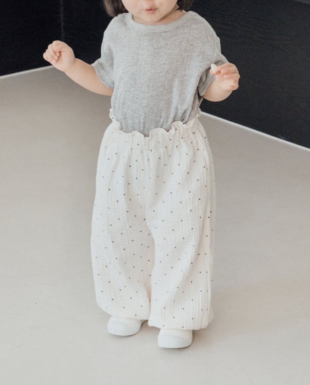 [Kids] ふんわり3重ガーゼ バルーンパンツ