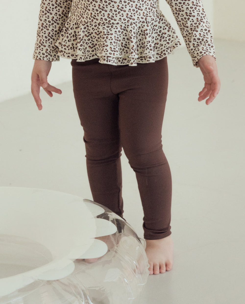 [Kids] UVカット 無地 ウォーターレギンス