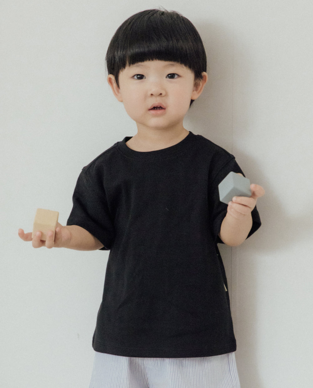 [Kids] オーガニック レギュラーフィット デイリー半袖Tシャツ