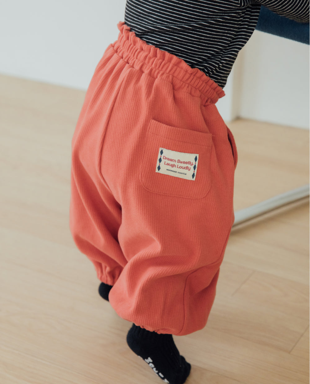 [Baby] ふんわりなめらかリブストレッチバルーンパンツ