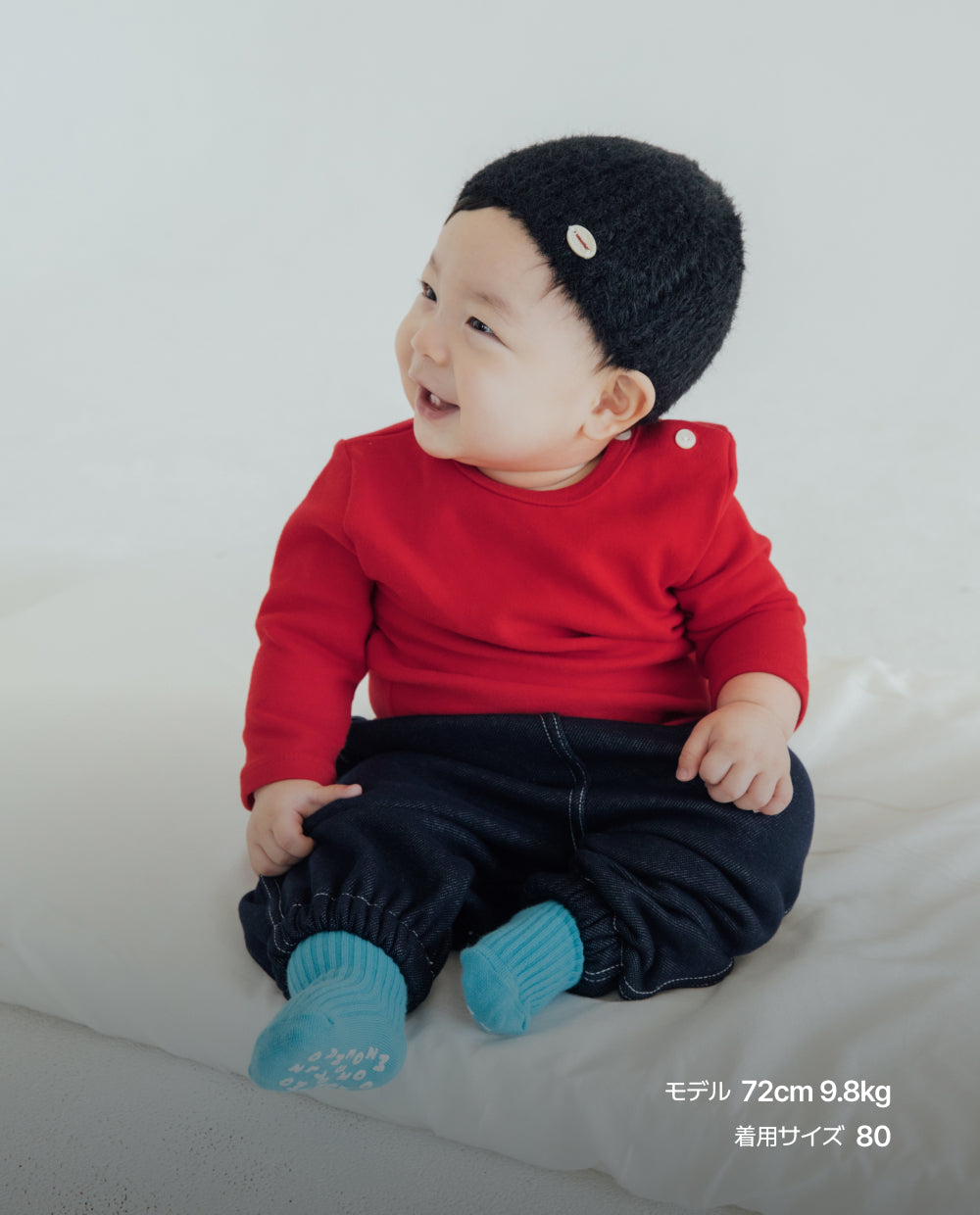 [Baby] [裏起毛] ふんわりもちもち Tシャツ