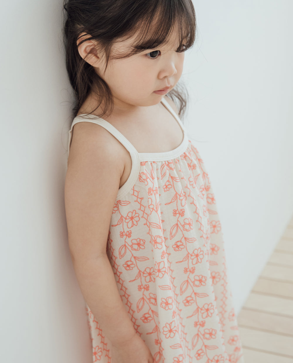 [Kids] エアクリンクル キャミ ワンピ