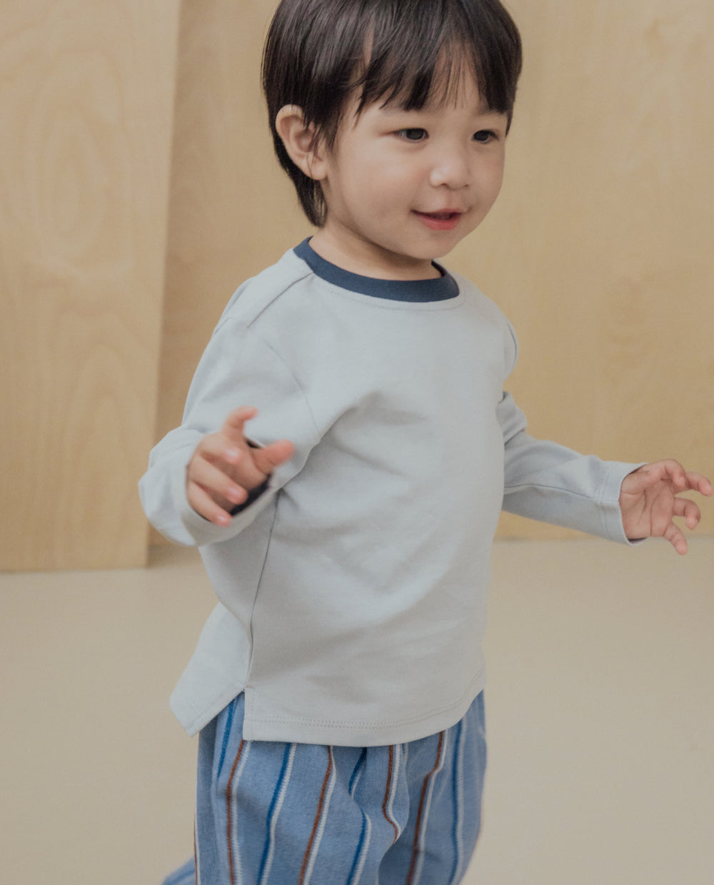 [Kids] (1&1) オーガニックコットン レギュラーフィットTシャツ