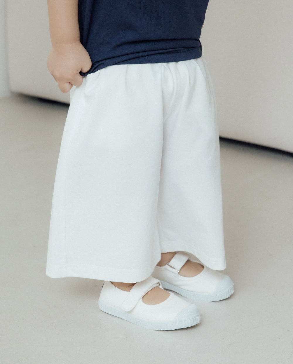 [Kids] エアクール 7分丈 ワイドパンツ