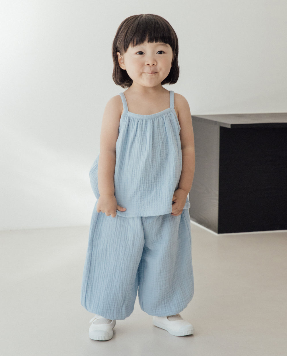 [Kids] ふんわり3重ガーゼ バルーンパンツ