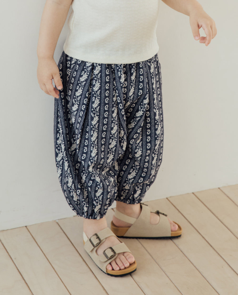 [Kids] エアクリンクル7分丈バルーンパンツ