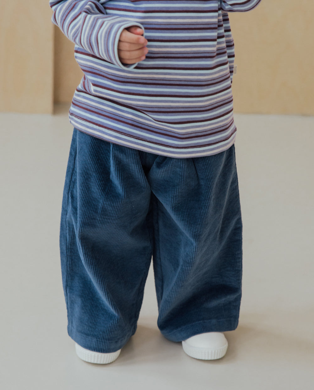 [Kids] ライトコーデュロイワイドパンツ