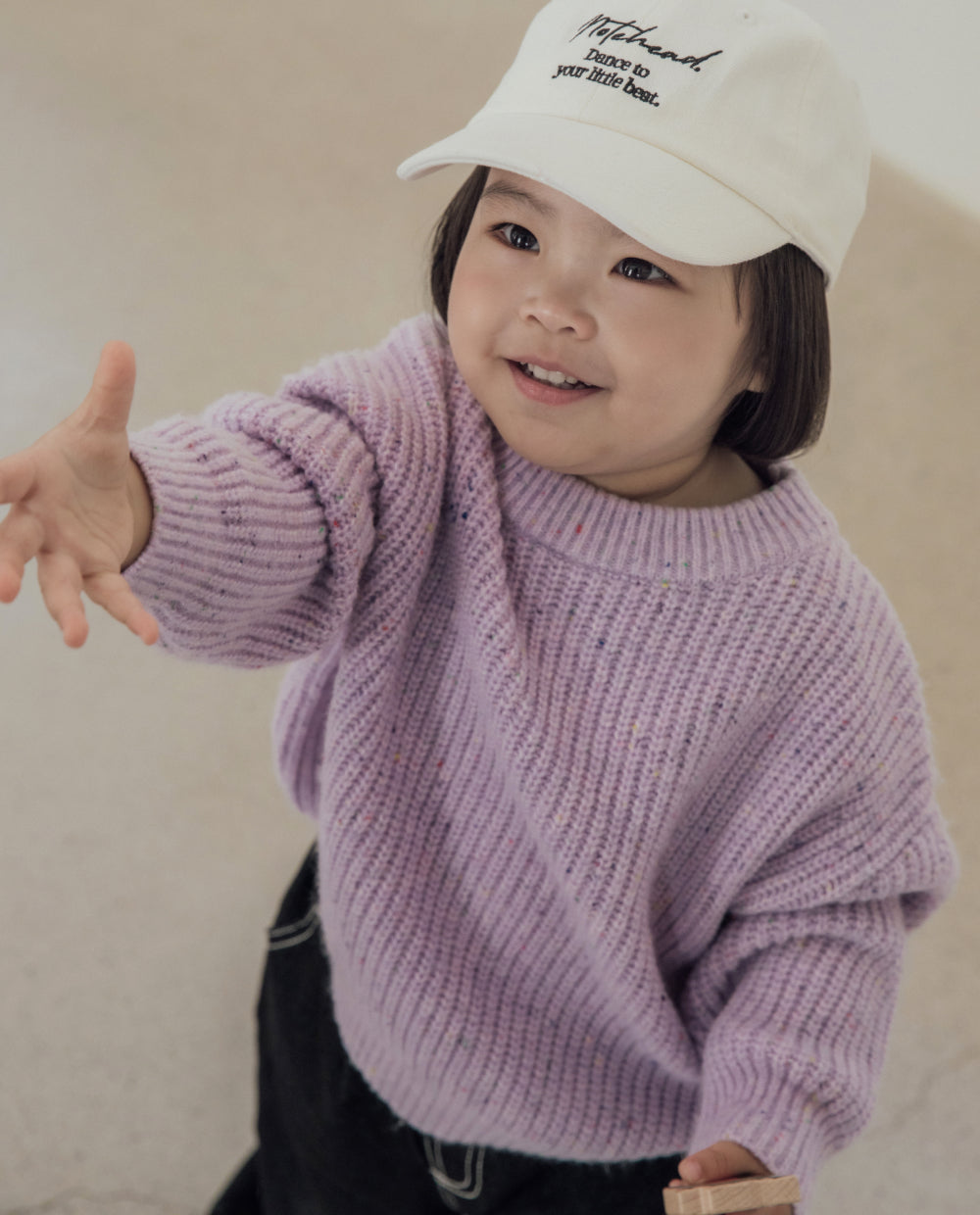 [Kids] ソフトブレンドニットプルオーバー