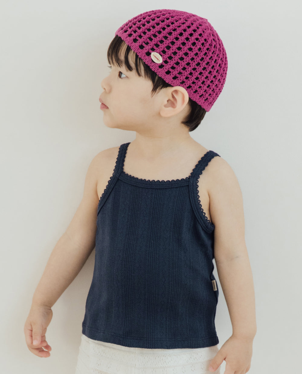 [Kids] アイレット ピコット キャミソール Tシャツ