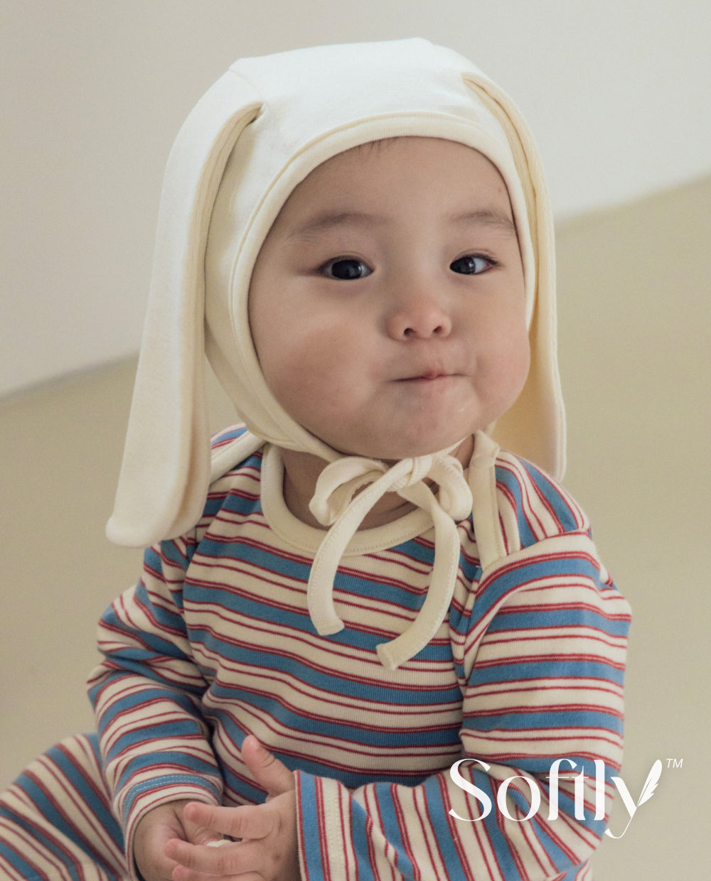 [Baby] ソフトリーふんわりもちもちパピーボンネット