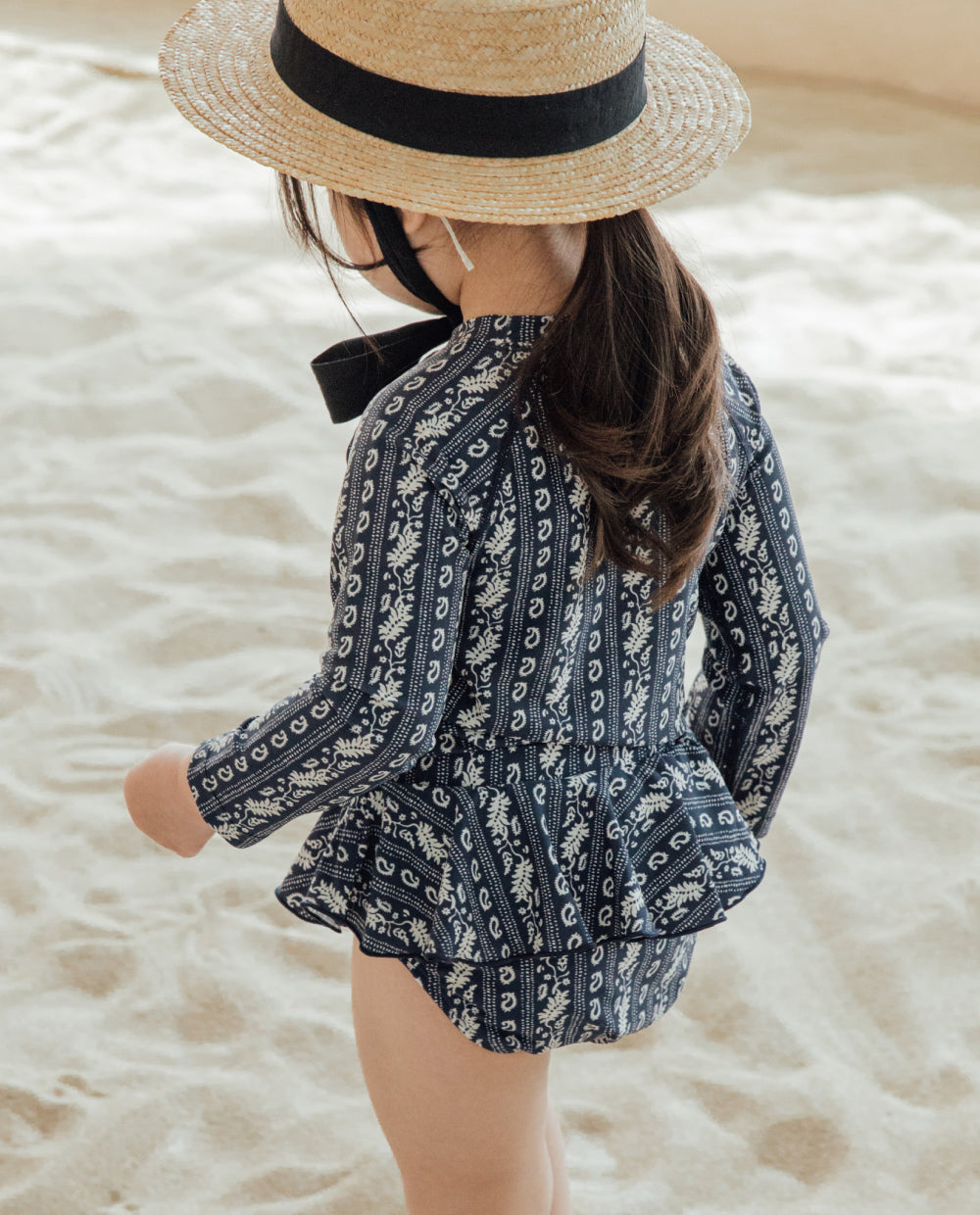 [Kids] UVカット グラフィック フリルショーツ