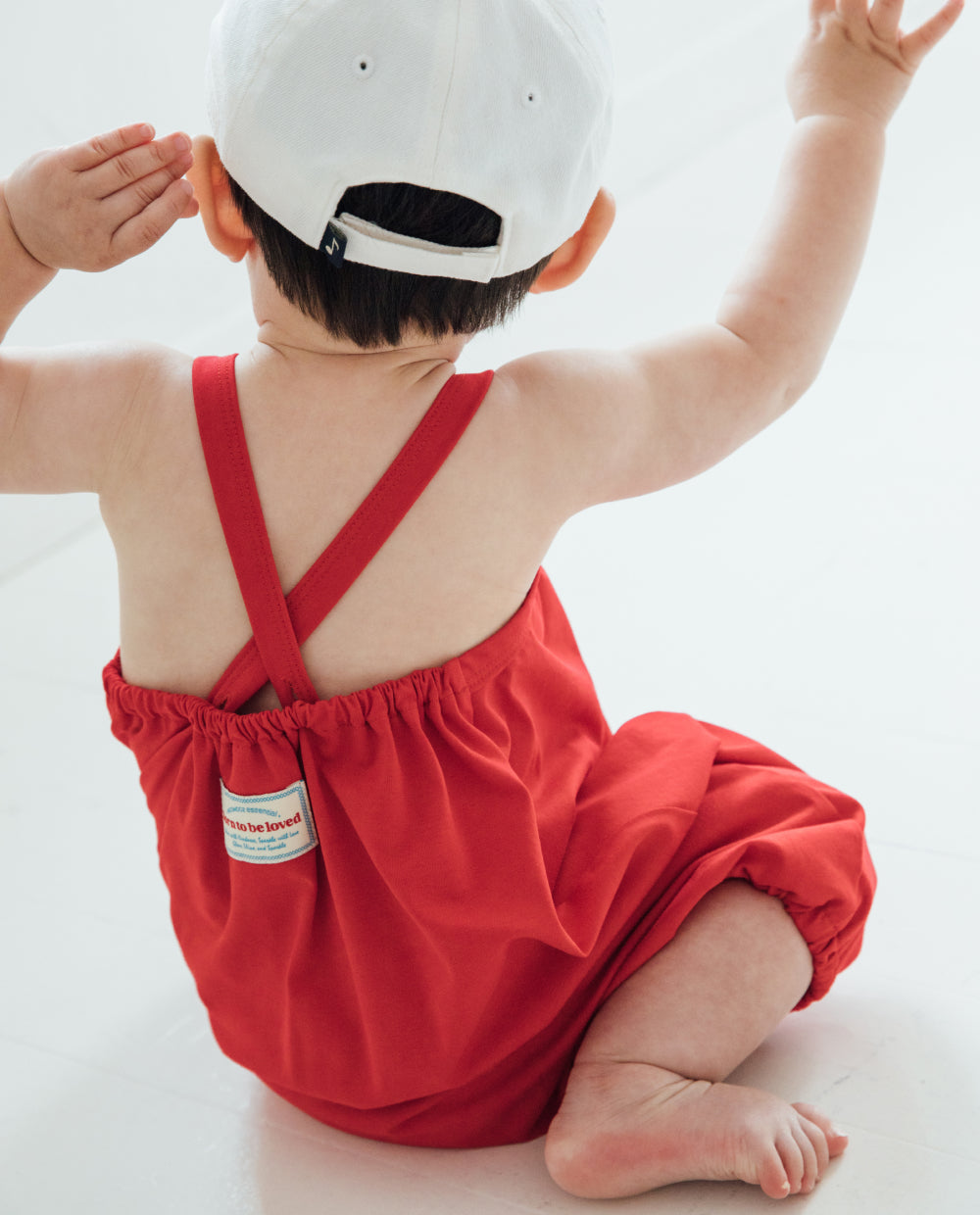 [Baby] エアー クール ホルターネック ロンパース