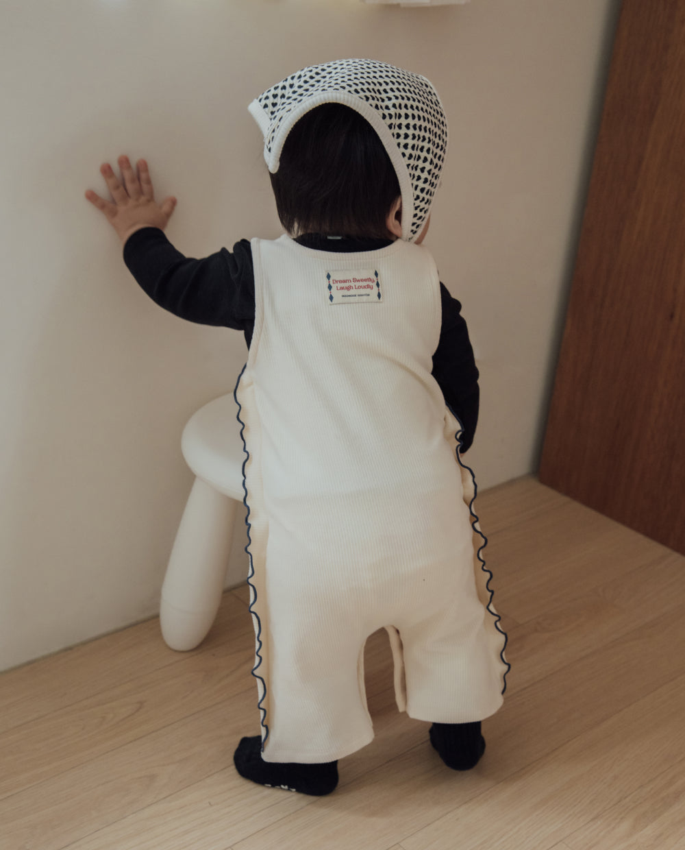 [Baby] ふんわりなめらかリブストレッチオーバーオール