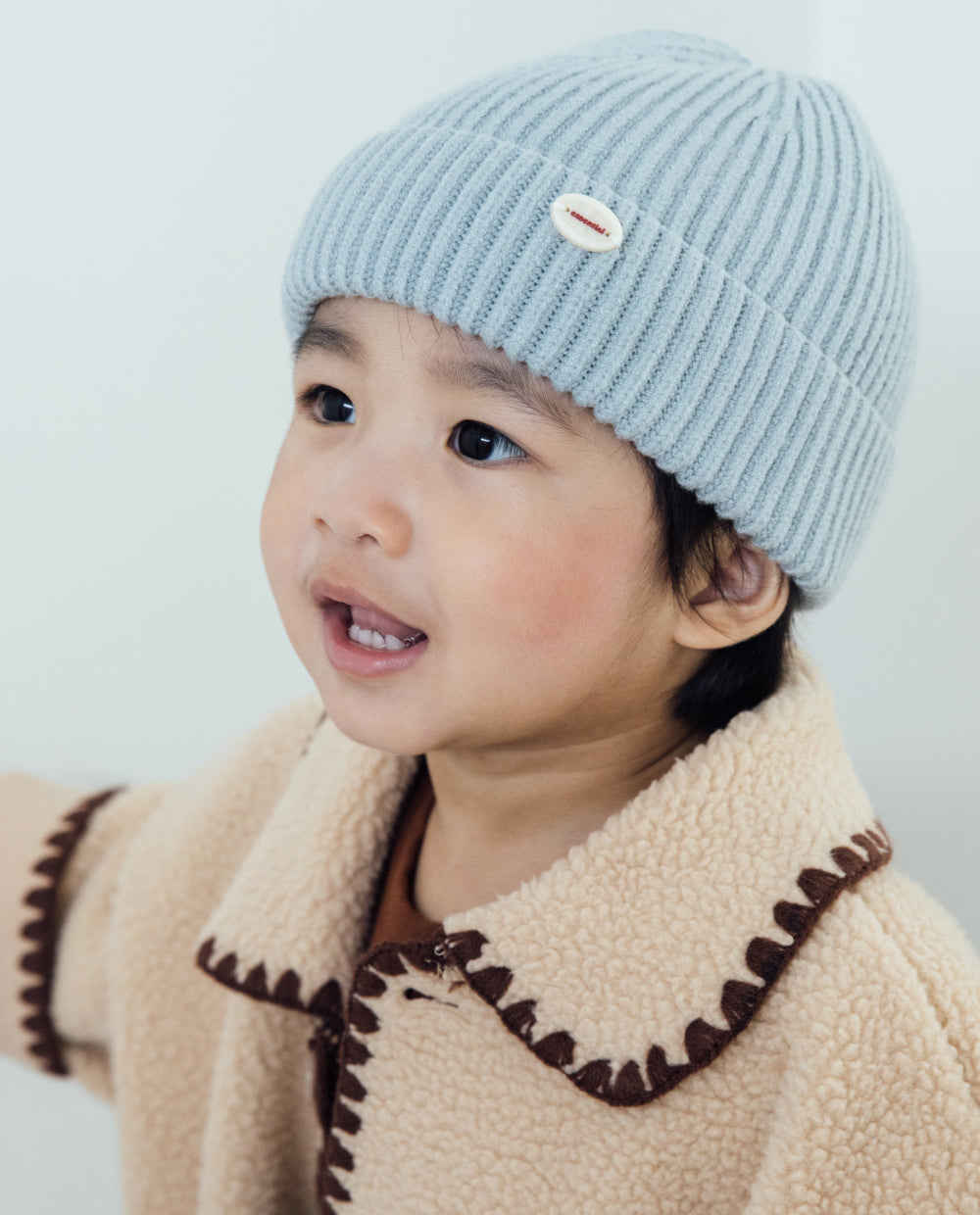 [Kids] ふんわりなめらかニットビーニー