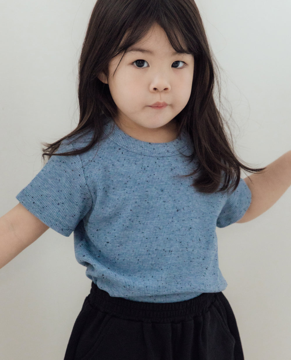 [Kids] オレオスリムフィットリブTシャツ