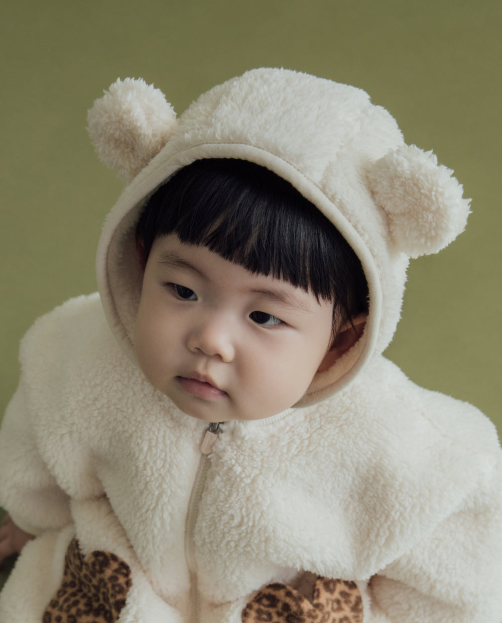 [Baby] ボアフリース くま耳ボンネット
