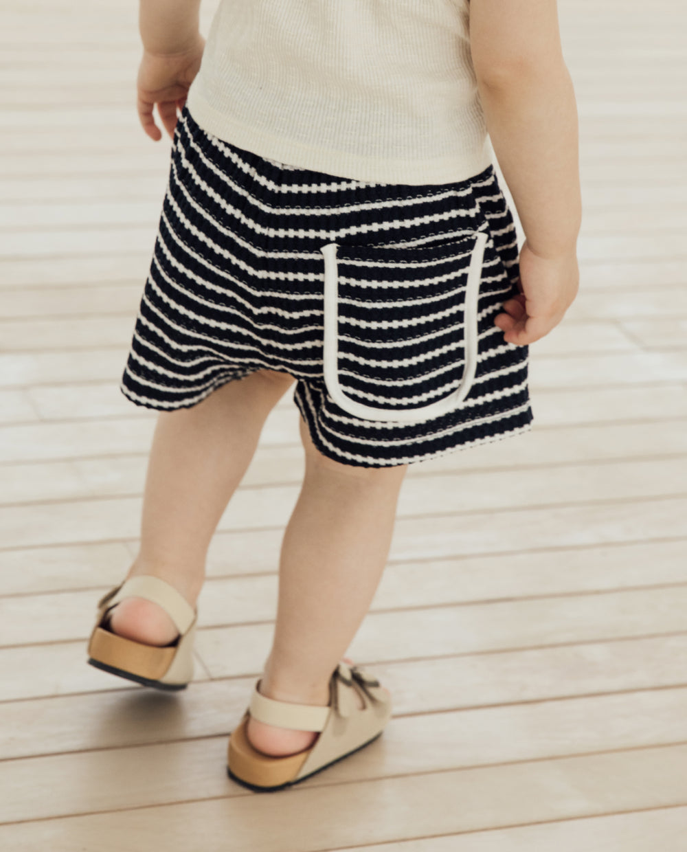 [Kids] ワッフル素材 パンツ