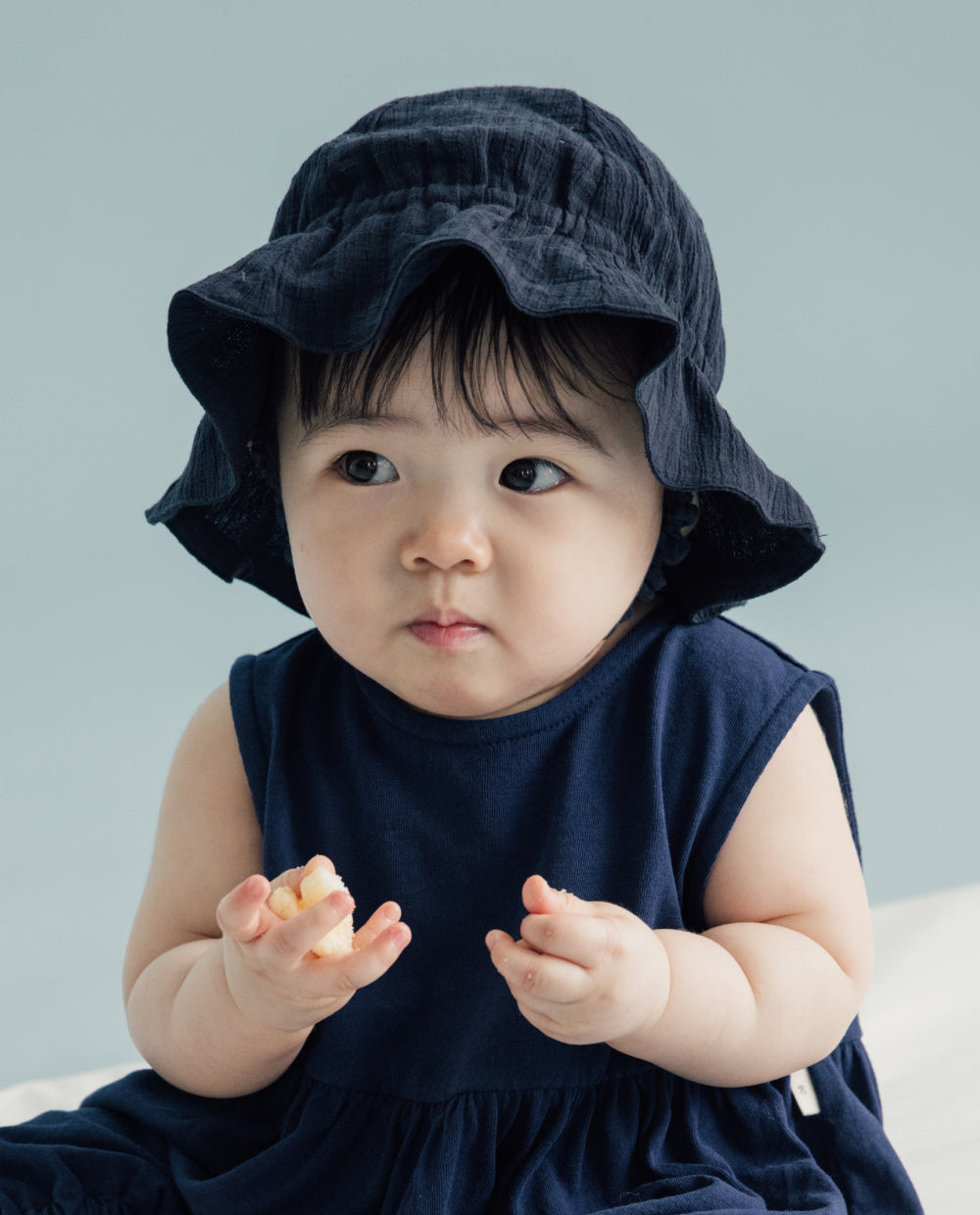 [Baby] ライト 二重ガーゼ バケットハット