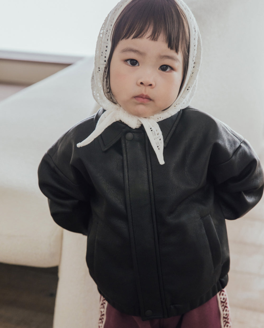 [Kids] もちもちエコレザージャケット